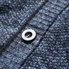 New Autumn And Winter Fashionable Warm Knitted Button Cardigan Sweater Jacket For Men Large Size Solid Color Loose Casual Jacket