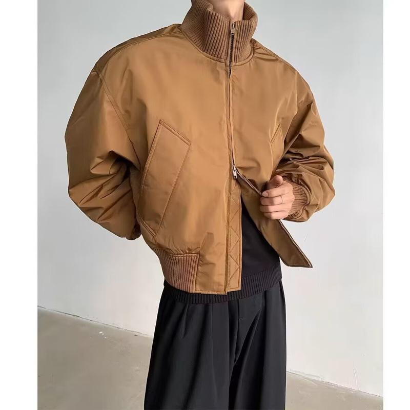 Весенне-осенняя куртка в американском ретро-стиле со стойкой, мужская и женская, уличная, свободная и универсальная, однотонная, рабочая, повседневная, топ-куртка, тренд