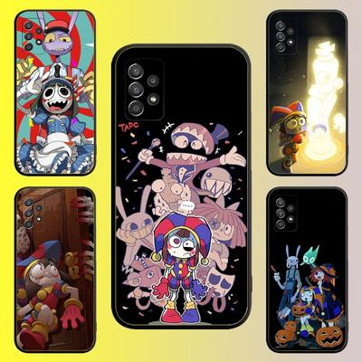 Забавный A-Amazing D-Digital C-Circus Чехол для телефона Samsung Galaxy A13, A21s, A22, A31, A32, A52, A53, A71, A80, A91 Мягкий черный корпус