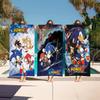 S-Sonic X-X Аниме Классический Фильм Большие Микрофибровые Пляжные Полотенца Полотенце Песок Пляжные Полотенца Полотенце для Бассейна для Путешествий Плавание Бассейн Йога