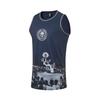 Мужская баскетбольная майка-топ Anti Wu Series Photo Print, быстросохнущая, свободная, темно-синяя, AAYT523-3