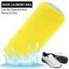 1/2PCS Shoe Wash Bag with Zipper Breathable Cotton Laundry Bag for Sneakers Delicates Gentle Machine Wash and Drying