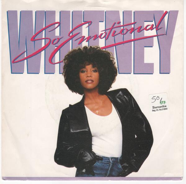 Пластинка 7 дюймов WHITNEY HOUSTON So Emotional RIS43 Arista 1987 UK SoulFunk Б/у
