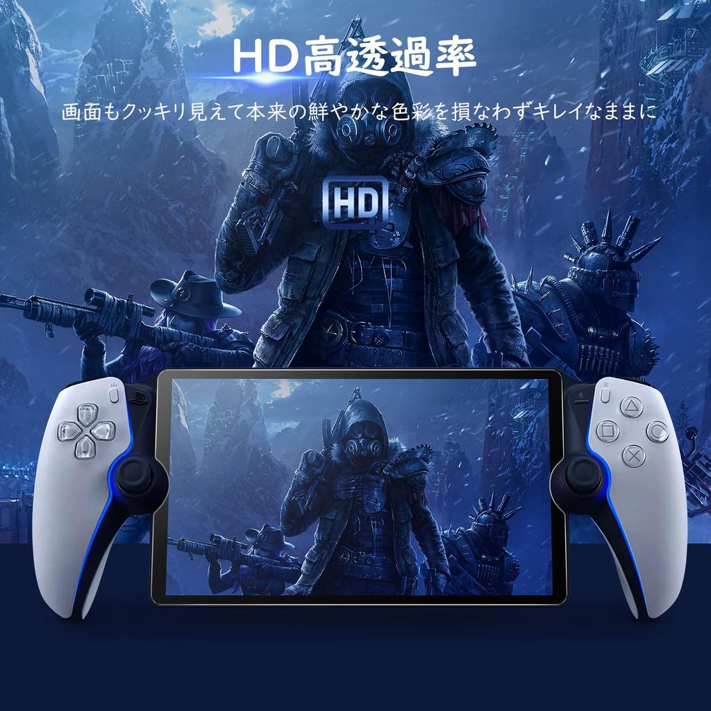 PlayStation Portal Protective Film Set of 4 MoKo PlayStation Portal Glass Film PSP Remote Player Glass Film PS Portal Tempered Glass Film LCD