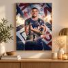 Kylian Mbappe Diamond Painting Kit 5D Full Drill DIY Diamond Mosaic Wall Art Home Decor