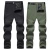 Мужские походные брюки ветрозащитные водонепроницаемые брюки термофлисовые зимние уличные брюки