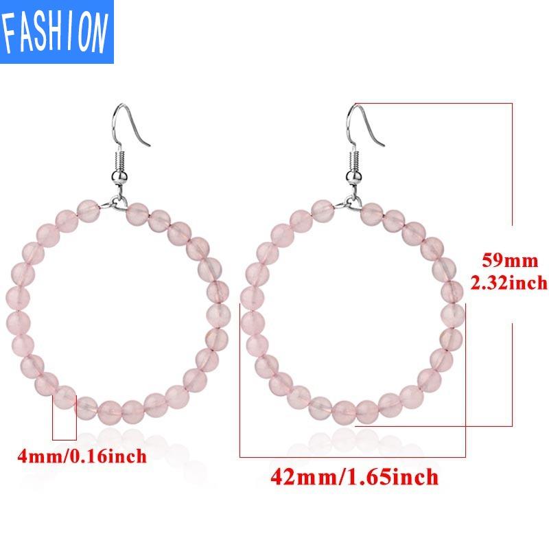 Маленькие круглые серьги из бисера с аметистом. Универсальные женские серьги.