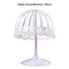 Hat Rack Stand for Hats Wigs Exhibition Multiple Sizes with Lace Edge Bucket Hat Fisherman Hat Display Holder Hat Organizer for Home Stores