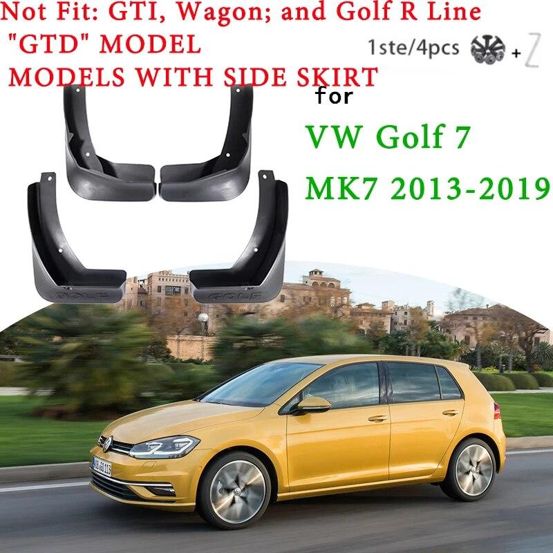 For Volkswagen VW Golf 7 Mk7 VII 5G 2013 2014 2015 2016 2017 2018 Car Mud Flaps Mudguards Splash Guards Fender Accessories