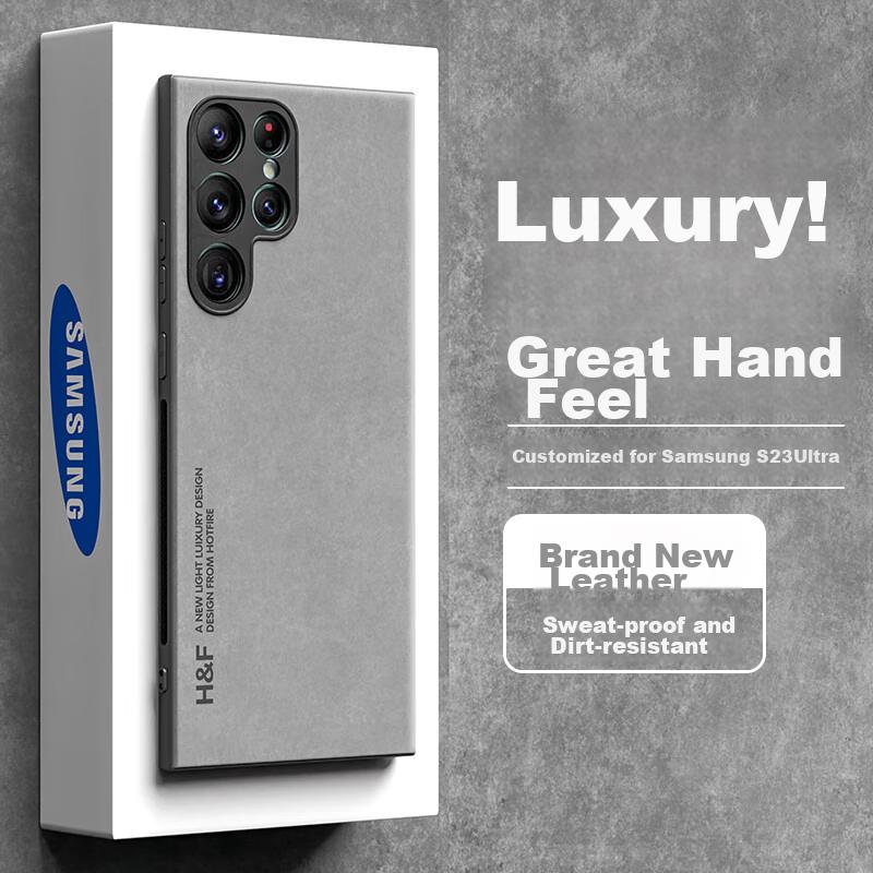 Samsung Galaxy S23 Ultra Phone Case, SAMSUNG Galaxy S23 Ultra Protective Cover, Upgraded Skin-Like Camera Full Protection Silicone Case