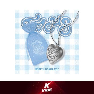 Официальный первый мини-альбом Hearts2Hearts 'FOCUS' (Версия медальона-сердечка) - Романтическое Дебютное Издание