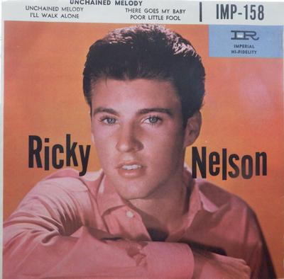 7-дюймовая пластинка РИКИ НЕЛЬСОН - Unchained Melody IMP158 Imperial 1958 Канада Поп Б/У