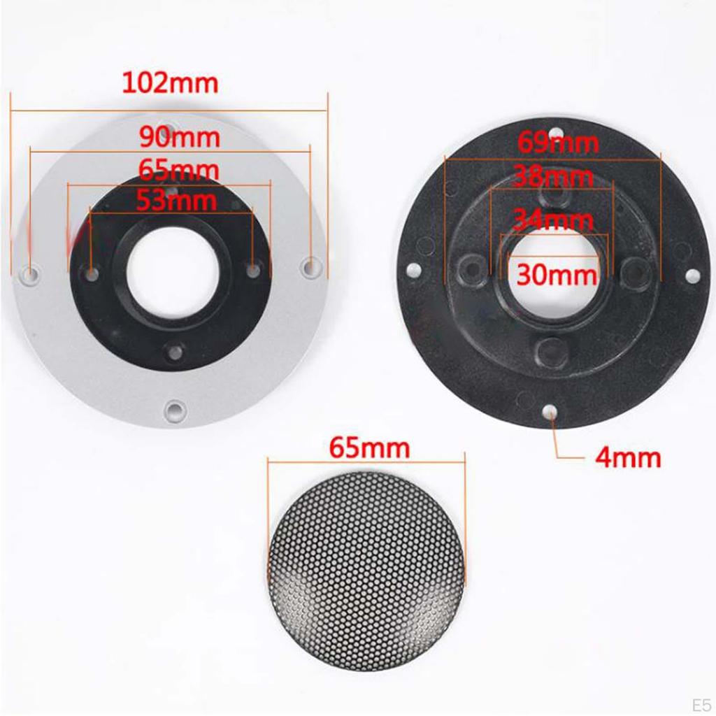 Audio Speaker Net Cover Horn Guard Protector Shatter Resistant Tweeter Panel for DIY Speakers
