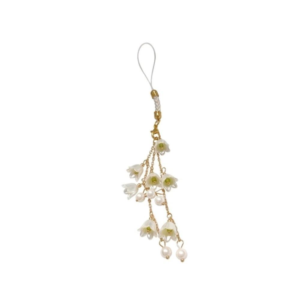 Ornaments Flower Cluster Keychain Elegant Tassel Keychain Creative Flower Pendant Gifts