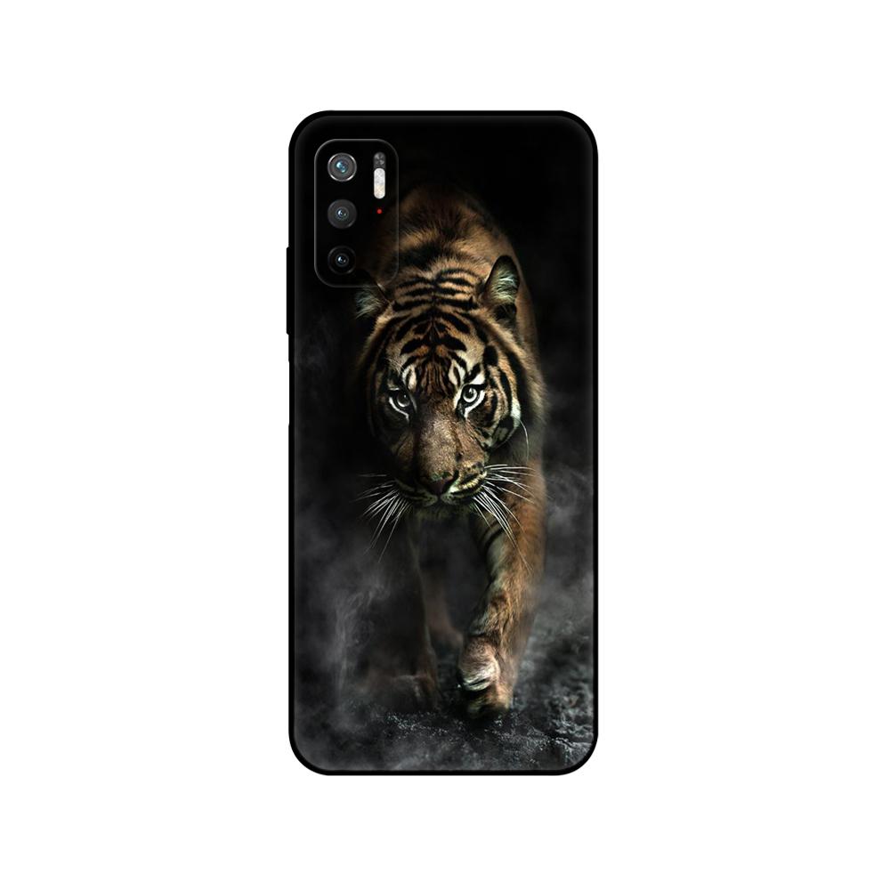 Для Poco M3 Pro Чехол 6.5" Телефон Задняя крышка Для Xiaomi Poco M3 Pro Силиконовый чехол Бампер POCOPHONE Funda Soft Etui черный чехол из ТПУ