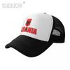 Mesh Cap Hat Albania Letter Flag Emblem Trucker Gift for Unisex WoUnisex Born All the People Retro Baseball Caps Cool