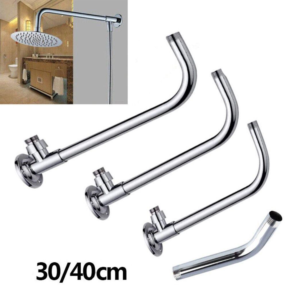 Wall Mounted Fixed Shower Arm G1/2 Shower Head Bars Extend Water inlet Tubes  Bathroom Hardware