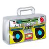 Набор из 2 шт. Ретро надувной радиоприемник Boombox для 80-х 90-х, мобильный телефон, 16 дюймов, золотые цепи, ретро-аксессуары, Декор для хип-хоп тематической вечеринки