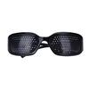 Hot Sale Anti-fatigue Stenopeic Pin Glasses Vision Fashion Improver Relax Eyesight Care Black Pinhole Glasses