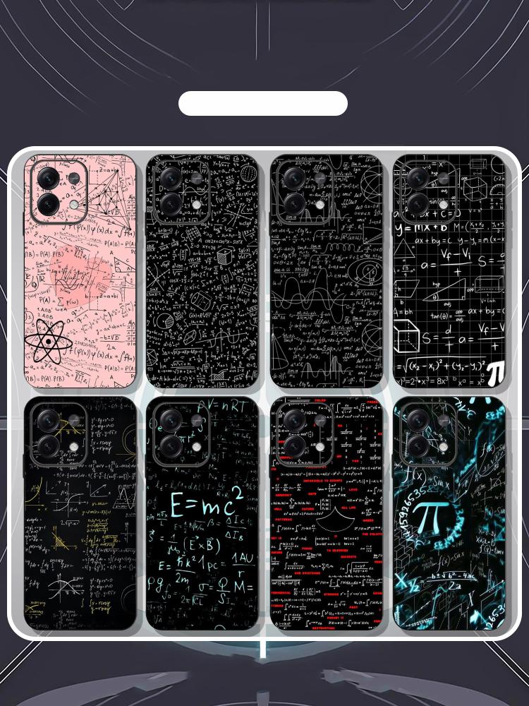 Крутой чехол для телефона с рисунком «Крутая формула» для Redmi Note 14 13 12 11 Pro Plus S 5G 14C A3, мягкий черный чехол