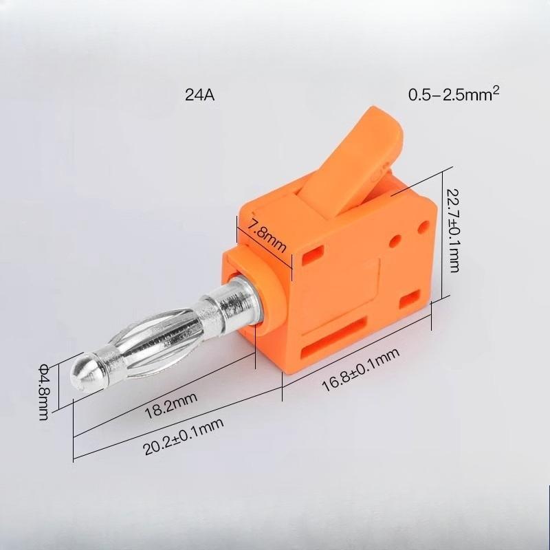Быстроразъемные клеммы типа «банан» без пайки для аудиоразъема, музыкального динамика, быстрого подключения, позолоченные медные аксессуары, оптом