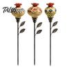 Декор для улицы в природном стиле, кормушка для колибри на колышке для сада, винтажная декоративная кормушка-цветок из смолы, подвесная кормушка для диких птиц, нектар