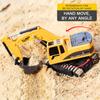 1/24 RC Excavator RC Car Construction Tractor Metal Shovel Kids Toy with Lights & Sounds