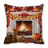 Christmas Themed Pillowcases Car Accessories Office Santa Claus Living Room Sofa Home Pillowcases