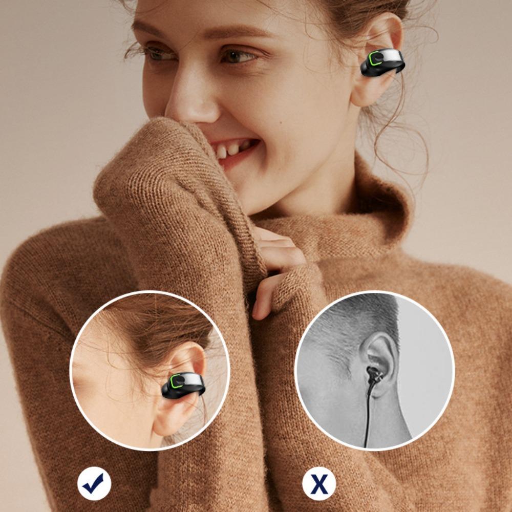 Noise Reduction GD28 Wireless Headphones Not in-ear Ear Clip Bluetooth Earphone Sports