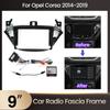 9-дюймовый Android Car Radio Audio для Opel Corsa E 2015-2019 Adam 2013-2016 Панель приборов GPS стерео панель Рамка 16pin Кабель Canbus