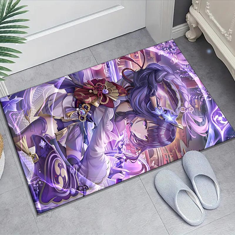1pc Genshin Impact Beelzebul2 Design Area Rug - Non-Slip, Soft & Cozy Floor Mat for Living Room, Bedroom, Office - Indoor/Outdoor Decorative Carpet