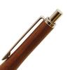 Shape Wooden Shaft Mechanical Knock Gift SS1 F-STYLE Pencil, Type, 0.5mm [Walnut]