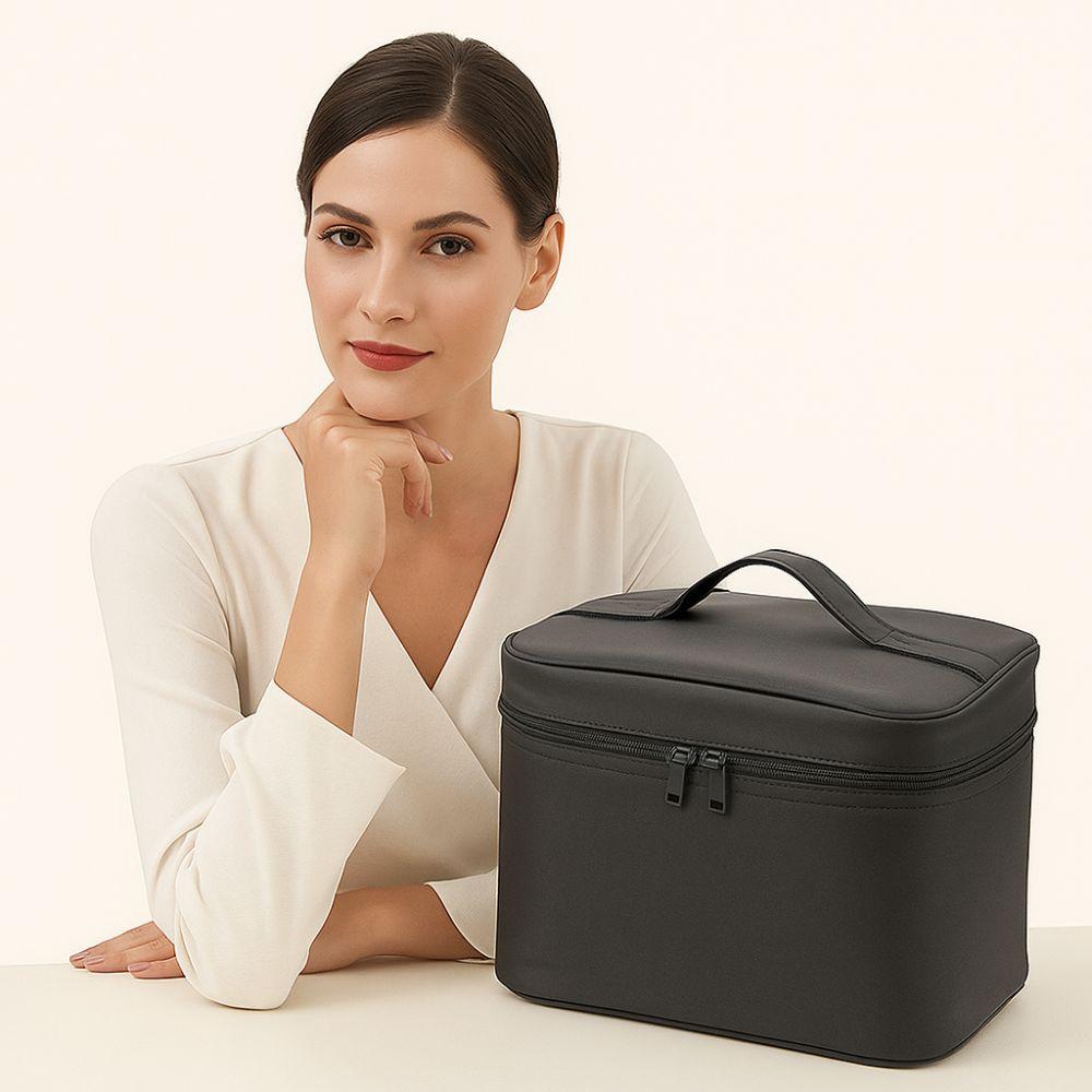 Japanese Style Cosmetics Bag Black Washing  Storage Bag Multi-functional Women's Makeup Bag  Travel