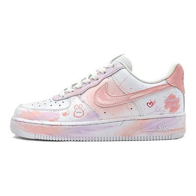 Air Force 1 Air Force 1 Mid top Скейтбордические кроссовки Женские Розовый Белый DH2920-111(TeamS-S-BOX)