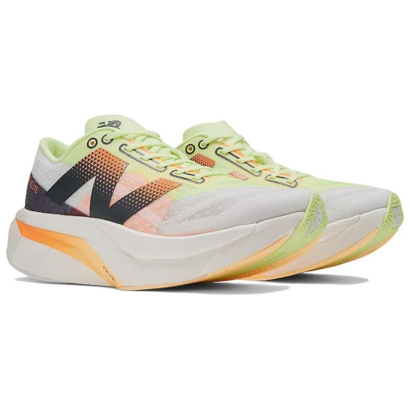 New Balance SuperComp Elite v4 Женские Желто-Белые Низкие Гоночные Беговые Кроссовки WRCELLA4