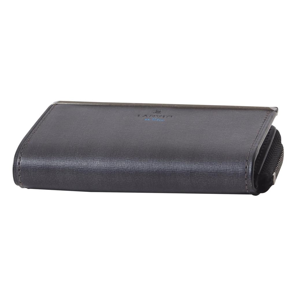 На Ключница Кошелек для монет Кошелек для монет Визитница Чехол для карточек Мультикейс 5 рядов 518611 Lenore Повседневная Воловья кожа Натуральная кожа Черный [Lanvin Bleu] Мужской [01]