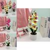 Faux Butterfly Orchid Floral Arrangement For Party Decorations And Home Styling