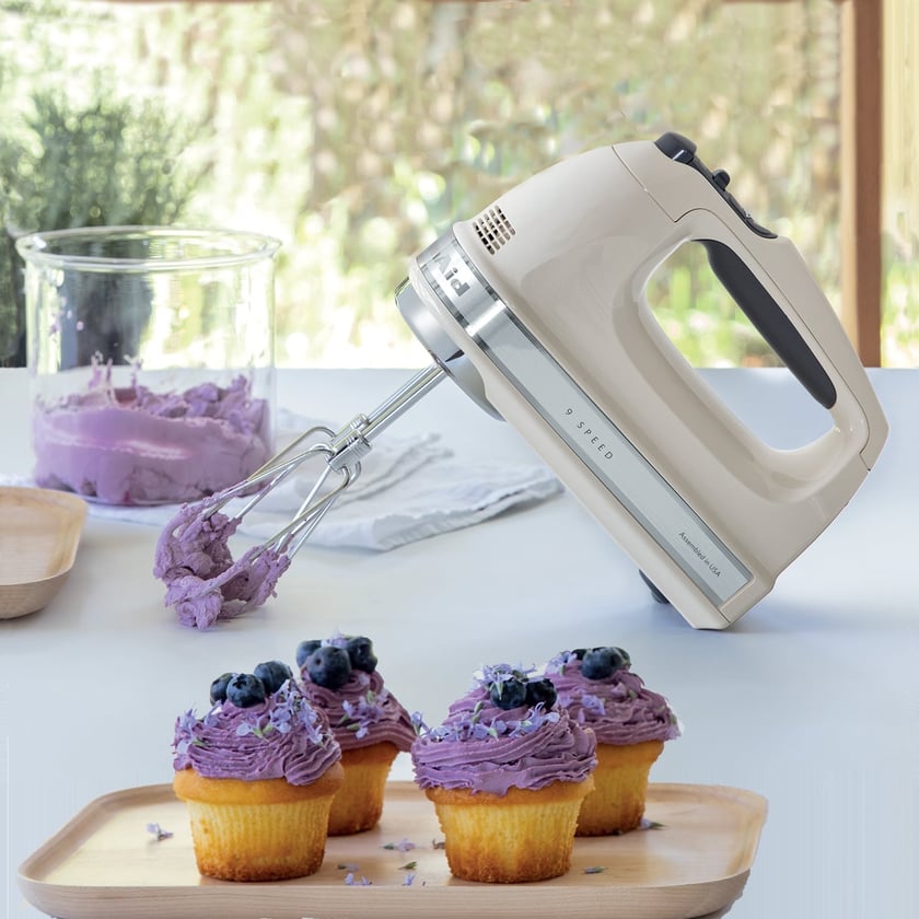 Kitchenaid 9-Speed Hand Mixer 5Khm9212 Color: Cream Gloss