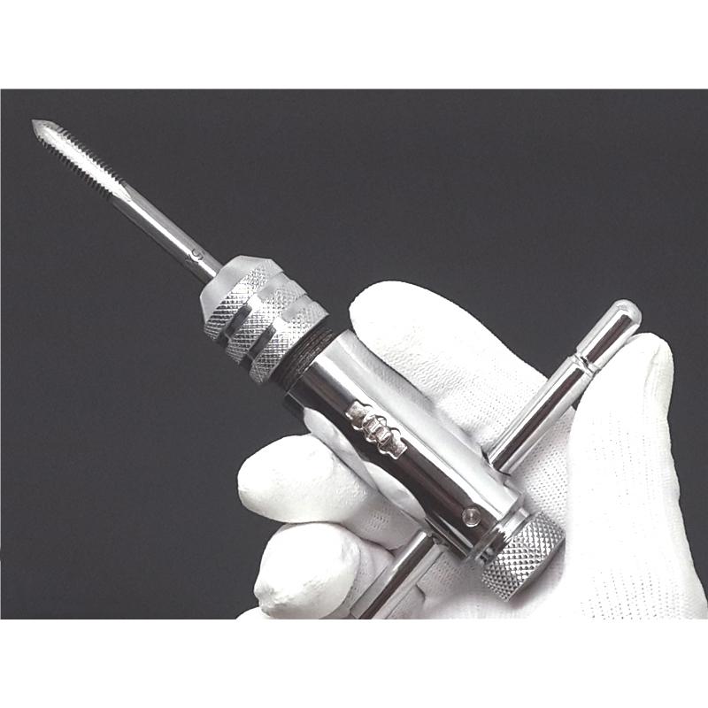 Регулируемый держатель метчика с трещоткой M3-8. Ключ для метчика с храповым механизмом. Метчик M3-M12. Набор сверл. Ручные инструменты для нарезания резьбы и сверло для метчика с резьбой.