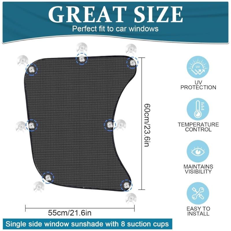 1Pc/2Pcs Side Window Sun Shade for Semi Truck Window Shade Semi Truck Accessory