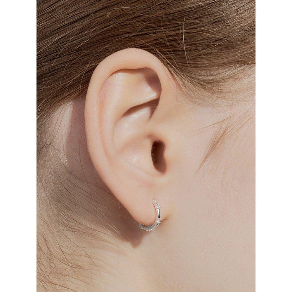 Frosty Cubic Earring