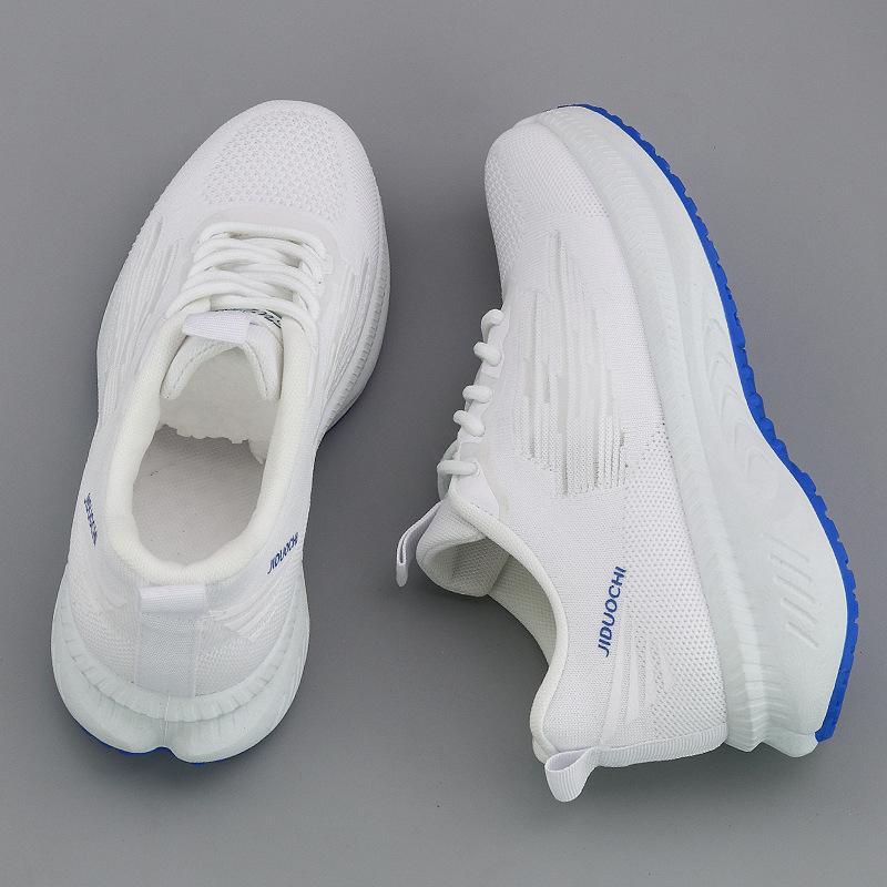 2024 New Running Shoes Women's Comfortable Soft Sole Lightweight Mesh Breathable Leisure Sports Women's Shoes Shallow Mouth