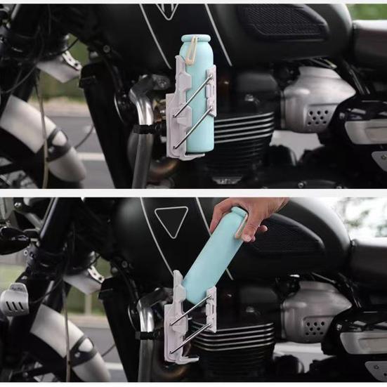 Велосипедный держатель для бутылки с водой, вращающийся на 360 градусов, с автоматическим зажимом