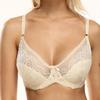 Floral Lace Bralette Ultrathin Deep V Bra Unlined Push Up Brassiere for Women Intimates