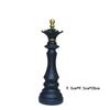 Black and White Chess Piece Resin Figurine for Creative Home Decor