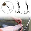 4 шт. Крючок для карповой оснастки с противозакручивателем, Крючки для карповой оснастки Ronnie Rig, Стопоры для насадок, Винты для насадок, Терминалы, Снасть