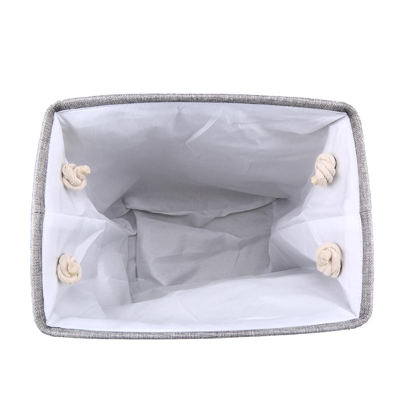 Большой складной органайзер для хранения, складная прочная тканевая корзина для хранения с ручками для одежды, игрушек, детской, дома, спальни