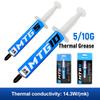 5/10г Термопаста Теплопроводящая смазка Силиконовая паста Радиатор Процессор CPU GPU Охладитель Вентилятор Охлаждения Термоинтерфейс