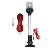 Boat Stern Light LED 12in Fold Down All Round 360 Degree Navigation Anchor Lamp for Pontoon Fishing