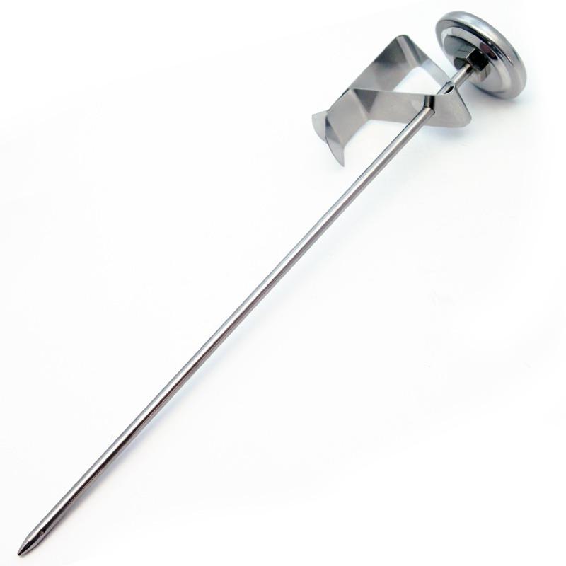 Milk Frothing Thermometer Stainless Steel Temperature Monitor 0℃~100℃/40℉~220℉ for Coffee Milk Froth Chocolate Cappuccino Food